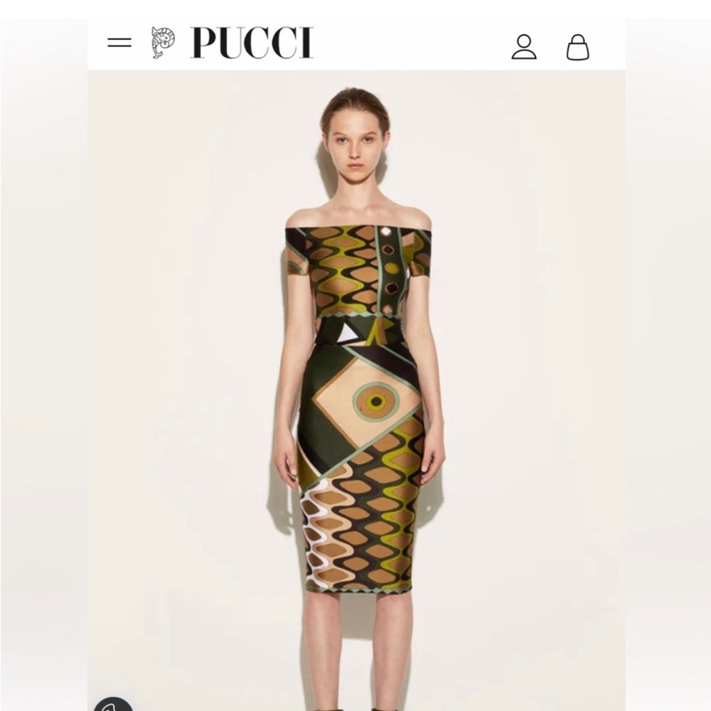 Emilio Pucci Vivara pencil SKIRT ONLY